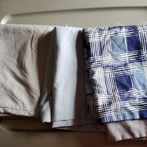 King shams and pillowcases